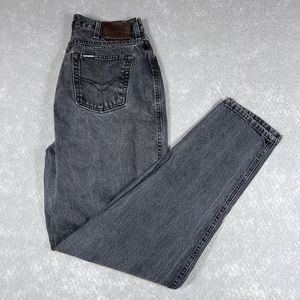 Vintage Harley Davidson Jeans Size 16 Tall Black High Rise Biker Blues Pockets